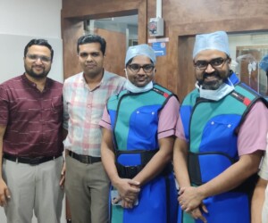 No Beauty Shines Better Than a Healthy Heart. All praise to God Almighty. The first angioplasty at Santhi was done today in a 42-year-old female, making history. The case was successfully completed.